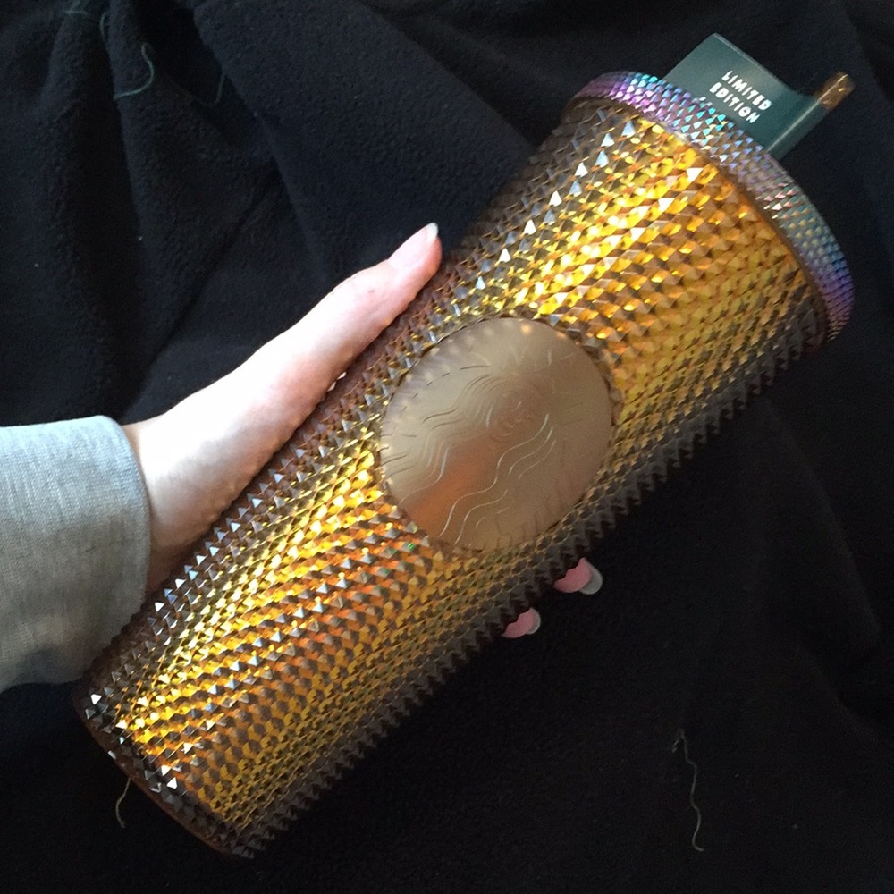 Starbucks Gold Honeycomb 50 anniversary Tumbler